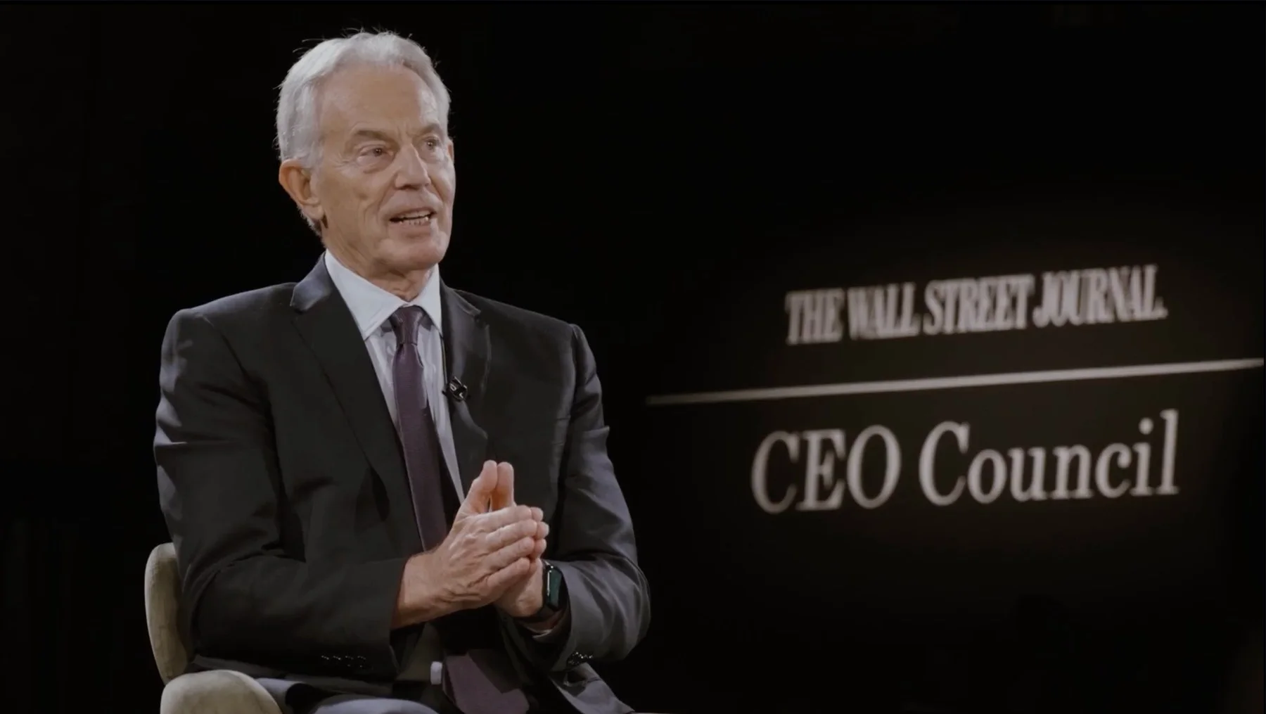 Tony Blair interview for CEO Council content