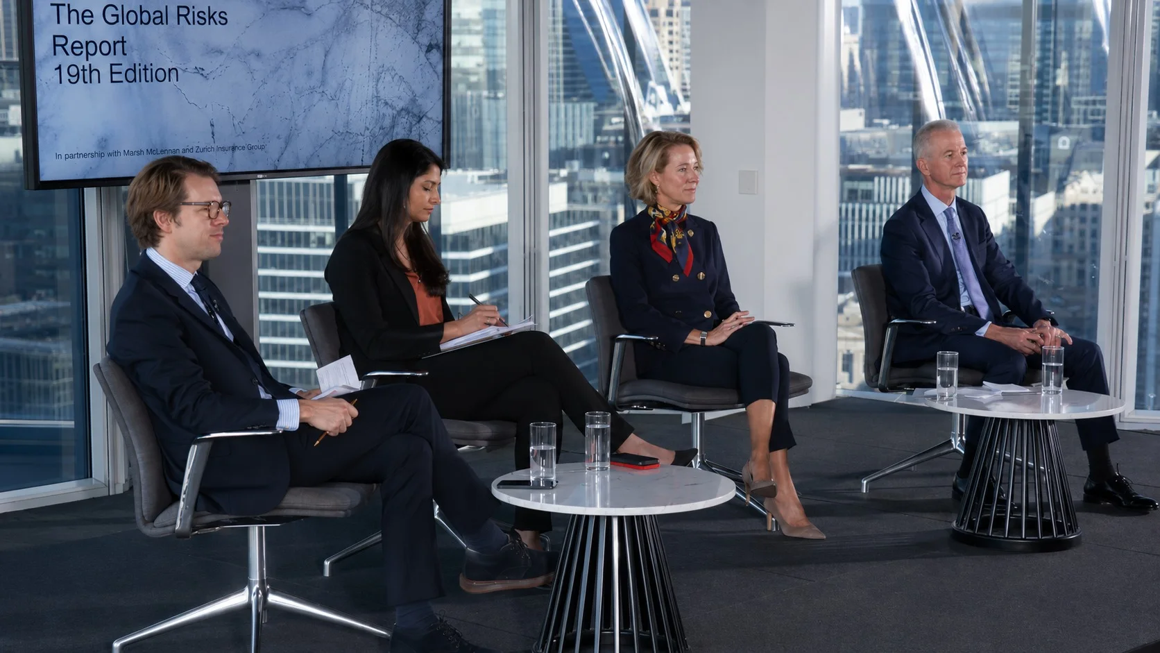 World Economic Forum panel from an alternate angle