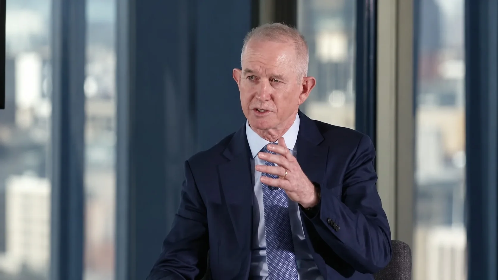 World Economic Forum speaker close-up